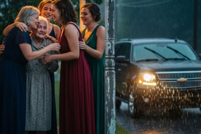 Una camarera alimentó a cuatro niñas huérfanas durante diez años — doce años después, una camioneta SUV se detuvo en su puerta.