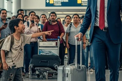 “¡No subas al avión! ¡Va a explotar!” –A Gritó un niño sin hogar a un empresario rico, y la verdad dejó a todos sin palabras…