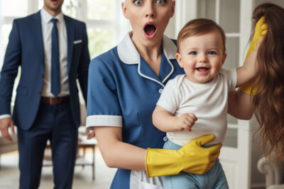 EL BEBÉ DEL MILLONARIO LE ARRANCÓ LA PELUCA A LA EMPLEADA… LO QUE PASÓ DESPUÉS DEJÓ A TODOS EN SHOCK…