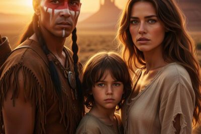 El APACHE ALFA tomó a una JOVEN MUJER en sus brazos por una noche — 5 años después ella regresó y…