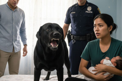 Cada noche, el perro negro de la casa gemía hacia el recién nacido, lo cual despertó la sospecha del padre. Inmediatamente llamó a la policía —y desde ese momento, descubrieron la espeluznante verdad bajo la cama.