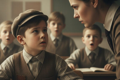 “CÁLLATE, ANALFABETO” — Gritó LaS Profesora…A Hasta Que El Niño Judío Escribió En 7 Idiomas…