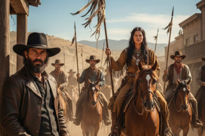 El vaquero ayudó a una niña apache olvidada; 15 años después, regresó con un ejército…..