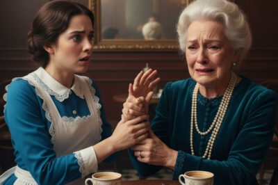 “¿De Dónde Sacaste Eso?” – Abuela Millonaria Lloró Al Ver El Collar De Una Camarera..