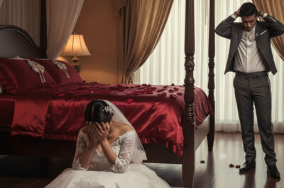 En nuestra noche de bodas, al ver a mi esposo “allá abajo”, temblé y entendí por qué la familia de mi esposo me dio una villa junto al lago por un valor aproximado de 1 millón de dólares para casarme con una chica pobre como yo.