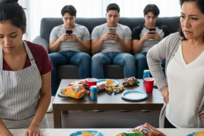 Cuando mi suegra descubrió que yo ganaba 4,000 dólares al mes, no perdió tiempo en llamar a mis tres cuñados del rancho para que se mudaran a nuestra casa y me ordenó servirles.