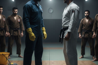 Cinturón Negro Le Pidió A Un Limpiador Negro Pelear Por Diversión — Lo Que Pasó Después SILENCIÓ A…