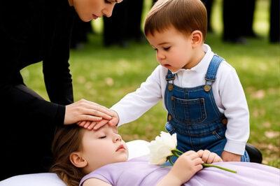 El hijo de la criada vio algo extraño en la hija del millonario y detiene el funeral,,