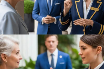 La Recepcionista Tímida Saludó A La Madre Sorda Del Millonario En Señas — Sin Saber Que Él Miraba