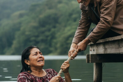 El lago se cerró sobre mi cabeza después de que mi nieto me empujara, su risa resonando en mis oídos