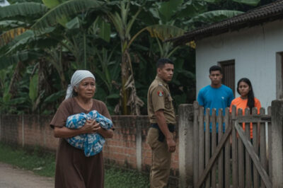 Creyendo que habían engañado con éxito a la anciana para que firmara la cesión de todas sus propiedades, el hijo y su esposa expulsaron triunfalmente a su vieja madre… pero apenas 48 horas después, ella regresó cargando algo que les heló la sangre…