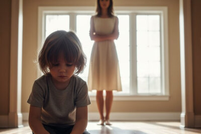 Cuando regresé temprano de un viaje de negocios, encontré a mi hija de nueve años sola, obligada a fregar el suelo de la cocina como