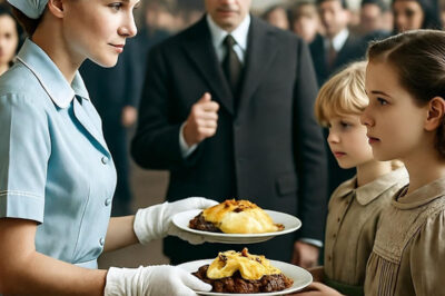 CAMARERA ALIMENTÓ A CUATRO NIÑAS HUÉRFANAS DURANTE 10 AÑOS… 12 AÑOS después, una camioneta se detuvo en su PUERTA…