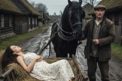 Siguiendo el consejo de su madre, el esposo llevó a la enfermiza esposa a un interior abandonado.y un año después regresó, por su propiedad.