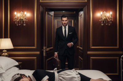 UNA HERMOSA LIMPIADORA SE QUEDÓ DORMIDA ACCIDENTALMENTE EN LA HABITACIÓN DEL HOTEL DEL MULTIMILLONARIO