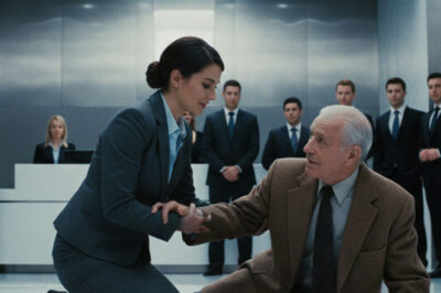 ¡Estaba a punto de ser despedida por aayudar a un anciano caído! ¡Entonces entró el CEO y lo llamó «papá»!…