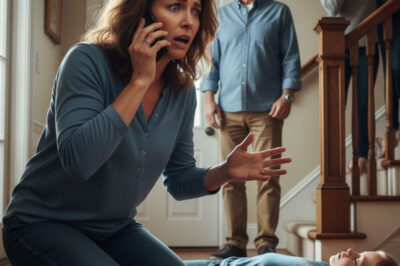 Mi sobrina empujó a mi hija de 4 años por las escaleras, diciendo que era molesta; mi hermana simplemente se rió, mamá lo desestimó y papá dijo que los niños deben ser duros, pero cuando vi a mi hija inmóvil, llamé al 911. No esperaban lo que haría después.