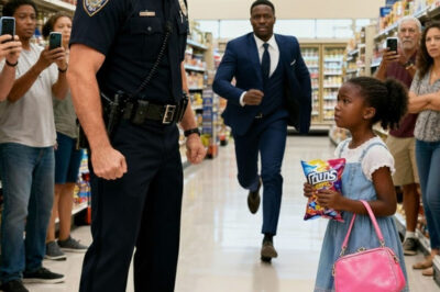 Un policía racista acusó a una niña negra de 8 años de robar en un supermercado — cinco minutos después, su padre, el director general, llegó y el agente se quedó blanco del susto…