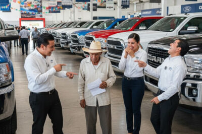 «Me voy a llevar cinco camiones Mercedes», dijo el hombre andrajoso.