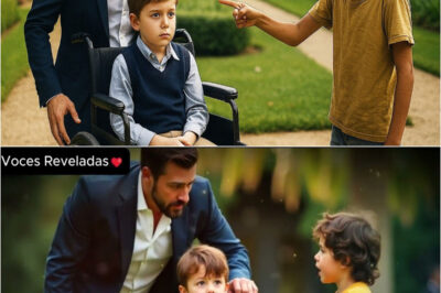 “¡TU NOVIA NO DEJA QUE TU HIJO CAMINE!” REVELÓ EL NIÑO POBRE AL MILLONARIO…