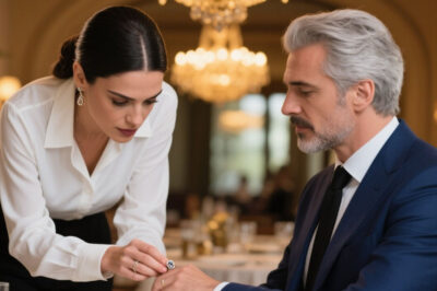 “MI MADRE TIENE UN ANILLO IGUAL” — CAMARERA LE DICE AL MILLONARIO: LO QUE PASA LO CAMBIA TODO…