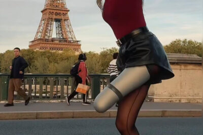 Así llegó Daniela Alvarez con una sola pierna al desfile de pasarela en Paris