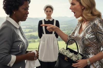 La inocente empleada negra fue acusada de robar dinero y despedida de la mansión del multimillonario — pero lo que reveló la cámara oculta dejó a todos sin palabras..