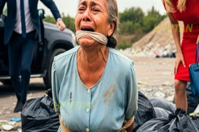 MADRE DEL MILLONARIO suplica “No me dejes en la basura” — HIJO baja de la SUV y va contra la ESPOSA…