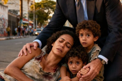 Madre Sin Hogar Se Desmaya al Borde de la Carretera con Sus Gemelos — Entonces un Milmillonario Se Detuvo, y el Final Conmocionó a Todos