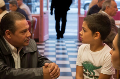 Un niño se acercó a nuestra mesa llena de motociclistas y preguntó: