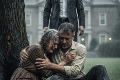 MILLONARIO LLEGA SIN AVISAR ENCUENTRA SUS PADRES BAJO LA LLUVIALO QUE HIZO DEJÓ TODOS SIN PALABRAS