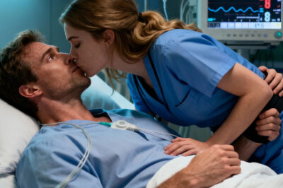 “La enfermera besó en secreto a un guapo CEO que había estado en coma durante tres años, pensando que nunca despertaría — pero, para su asombro, él la abrazó de repente después del beso…”