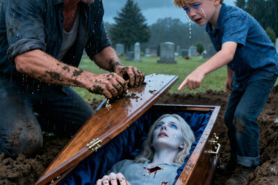 “Apenas una hora después del entierro, un niño de 7 años insistió en que su padre desenterrara la tumba de su madre, y en el momento en que se abrió la tapa del ataúd, todos contuvieron la respiración…”