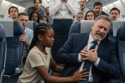 Una Pobre Niña Negra de 12 Años Salvó a un Millonario en un Avión… Pero lo que Él Susurró la Hizo Llorar a Gritos…
