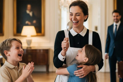 El millonario llegó a casa temprano — Lo que vio que su ama de llaves hacía con sus hijos lo hizo llorar… El día comenzó como cualquier otro para Adrián Cole, un millonario conocido por su imperio de inversiones inmobiliarias y desarrollos de lujo.