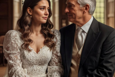 Acepté casarme con un hombre de 70 años para evitar que mi padre fuera a prisión; pensaba que mi vida estaba acabada… Pero esa noche lo cambió todo.