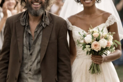 «Una mujer negra se casa con un hombre “sin hogar” — Los invitados se burlan, hasta que su discurso de bodas lo cambia todo»