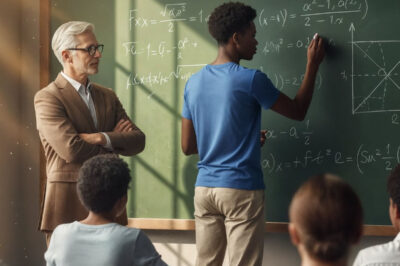 El profesor le dijo al estudiante negro: “Resuelve esta ECUACIÓN y mi salario será tuyo”. Lo que pasó después