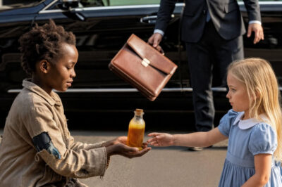 La hija muda de un millonario toma un solo sorbo… Lo que sigue les sacará lágrimas.