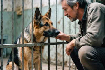 Los ojos del perro del refugio se llenaron de lágrimas en el momento en que reconoció, en ese desconocido, a su antiguo dueño. Era el encuentro que parecía haber estado esperando durante una eternidad.