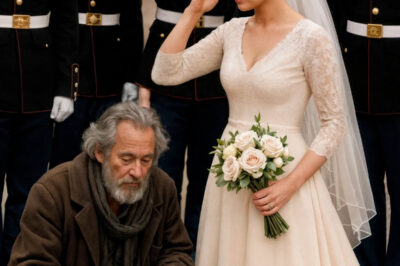 Durante seis años, una joven panadera le dejaba comida caliente a un hombre sin hogar silencioso, ¡sin preguntarle nunca su nombre! El día de su boda, doce Marines en uniforme completo llegaron… y algo inesperado sucedió.