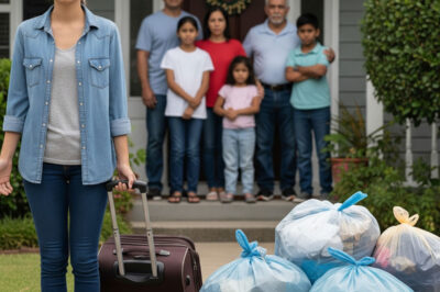 Cuando volvà de mi viaje, mis pertenencias estaban tiradas en el césped con una nota: “Si quieres quedarte, vive en el sótano”. Asà que, en lugar de eso, me mudé a mi apartamento secreto y dejé de pagar un centavo. Seis meses después, tocaron a mi puerta, pidiéndome si podÃan mudarse conmigo.