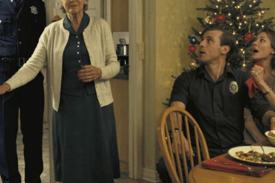 “Llegué a la cena de Navidad cojeando, con el pie enyesado. Días antes, mi nuera me había empujado a propósito. Cuando entré, mi hijo soltó una risa burlona: ‘Mi esposa solo te dio una lección. Te lo merecías’. Entonces sonó el timbre. Sonreí y abrí la puerta. ‘Pase, oficial’.”