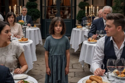 «Señor… ¿puedo comer con usted?», le preguntó la joven sin hogar al millonario. Lo que él hizo a continuación dejó a todos llorando y cambió sus vidas por completo.