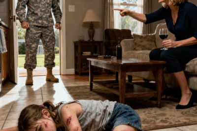 “La pequeña estaba de rodillas, con sus manitas rojas y adoloridas. Su madrastra le gritó: ‘¡Límpialo bien! ¡Si no puedes, no comerás!’. Finalmente, la niña se derrumbó por el agotamiento, luchando por respirar. De repente, la puerta se abrió de golpe. Su padre —un soldado— había regresado a casa antes de lo previsto. Se quedó paralizado ante la escena y luego bramó: ‘Mi hija… ¡¿quién le hizo esto?!’. El rostro de la madrastra palideció, mientras la niña susurraba: ‘Papi… me duele…’. Y la ira del padre estalló.”