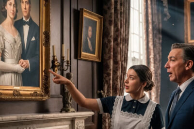 La mujer de la limpieza reconoció el rostro de su madre en el retrato del multimillonario… y…