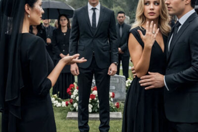 Hace seis años, mi hermana me robó a mi prometido millonario; el hombre con el que estaba a punto de casarme. Hoy, en el funeral de nuestra madre, llegó ella, orgullosamente colgada de su brazo, luciendo un anillo de diamantes y soltando, con burla: «¿Todavía soltera a los 38?».