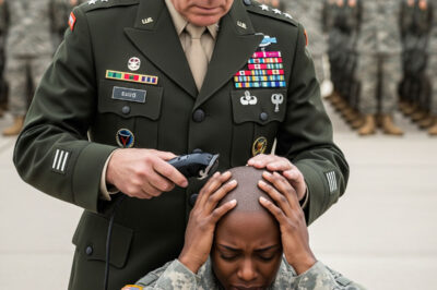 “Un general ordenó cortarle el cabello a una soldado por ‘falta de respeto’, solo para descubrir una medalla oculta que demostraba que ella era una leyenda militar…”