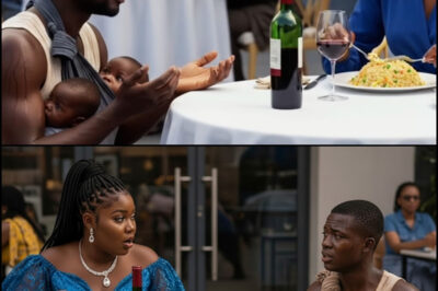 “—¿Me regala sus sobras, señora? —Pero cuando la millonaria le miró a los ojos, todo cambió…”