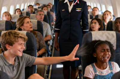 “Un niño blanco no dejaba de molestar y patear el asiento de una niña negra en el avión; cuando la azafata intervino, su madre espetó: ‘Él es solo un niño, el problema es esa mona negra’. La respuesta de la aerolínea hizo que madre e hijo se arrepintieran…”